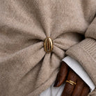 Ọla Brooches & Cufflinks – sculptural gold brooches by Oriaku Studio