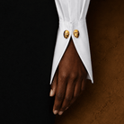Ọla Brooches & Cufflinks – sculptural gold brooches by Oriaku Studio